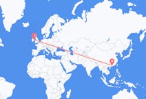 Flyg från Guangzhou, Kina till Dublin, Irland