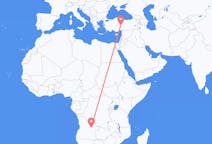 Flyreiser fra Luena, Angola til Kayseri, Tyrkia