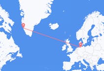 Flyrejser fra Nuuk til Hamborg