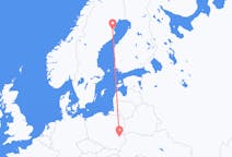 Fly fra Lublin til Skellefteå