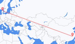 Flyg från Shangrao, Kina till Ålborg, Danmark