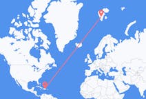 Flyreiser fra Santiago de los Caballeros, til Svalbard