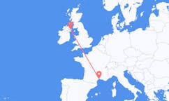 Flyg från Belfast, Nordirland till Montpellier, Frankrike
