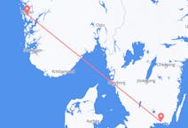 Flyreiser fra Bergen, til Karlskrona