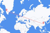 Flights from Wuhan to Kangerlussuaq