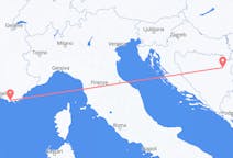 Flights from Tuzla, Bosnia & Herzegovina to Toulon, France