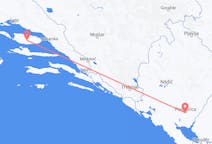 Flug frá Brač, Króatíu til Podgorica, Svartfjallalandi