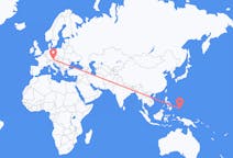 Flights from Koror, Palau to Salzburg, Austria