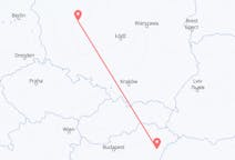 Flyg från Debrecen, Ungern till Poznań, Polen