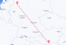 Flyreiser fra Münster, Tyskland til Klagenfurt, Østerrike