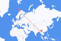 Fly fra Chiang Rai Province til Tromsø