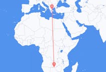 Flyrejser fra Kasane, Botswana til Volos, Grækenland