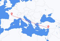 Flyrejser fra Adana, Tyrkiet til Limoges, Frankrig