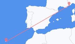 Flyg från Monaco, Monaco till Funchal, Portugal
