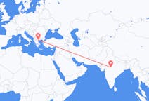 出发地 印度博帕尔目的地 希腊塞萨洛尼基的航班
