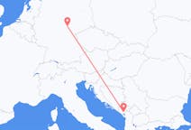 Flights from Podgorica, Montenegro to Erfurt, Germany