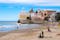 Sitges Beach, Sitges, Garraf, Barcelona, Catalonia, Spain