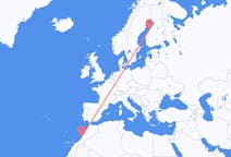 Flights from Agadir, Morocco to Kokkola, Finland