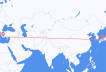 Flights from Takamatsu, Japan to Dalaman, Turkey