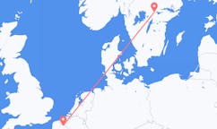 Vluchten van Rijsel / Lille, Frankrijk naar Örebro, Zweden