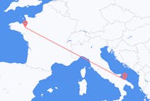 Flights from Rennes, France to Bari, Italy