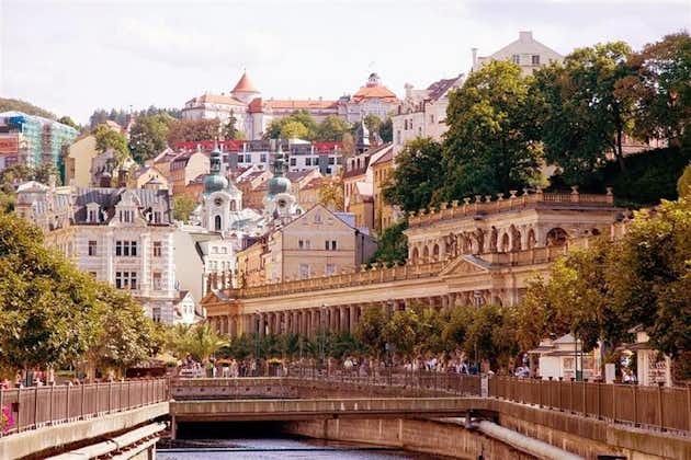 Excursion privée d'une journée de Prague à Karlovy Vary, ville thermale