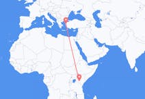 Flyreiser fra Nairobi, Kenya til Mytilene, Hellas