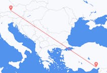오스트리아발 잘츠부르크, 터키행 아다나 항공편