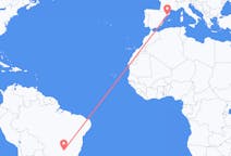 Flights from Uberaba, Brazil to Barcelona, Spain