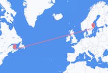 加拿大出发地 夏洛特顿飞往加拿大目的地 斯德哥尔摩的航班