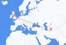 Flights from Mashhad, Iran to Nottingham, the United Kingdom