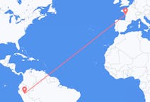Flyreiser fra Tarapoto, Peru til La Rochelle, Frankrike