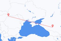 Vluchten van Mineralnye Vody, Rusland naar Satu Mare, Roemenië