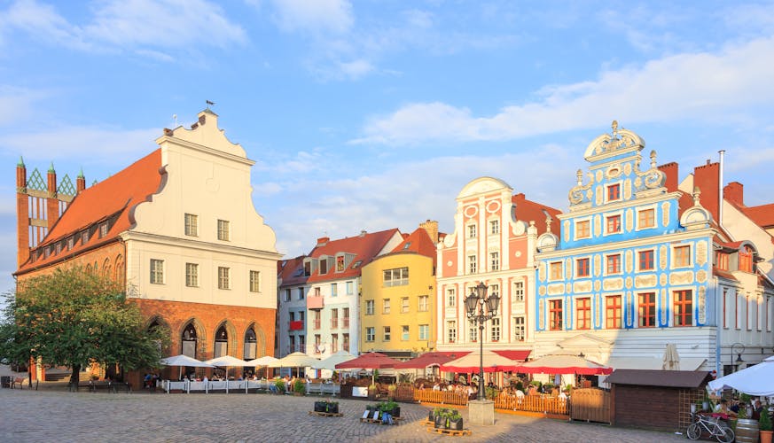 Photo of Szczecin - the historic tenement houses on the Old Town Square.