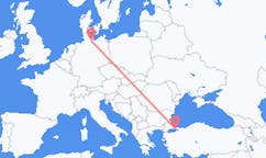 Flyg från Istanbul, Turkiet till Lübeck, Tyskland