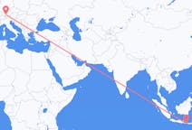 Flights from Denpasar, Indonesia to Memmingen, Germany