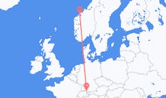 Flyg från Friedrichshafen till Molde