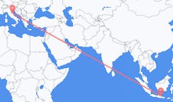 Flights from Surabaya to Ancona