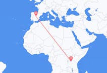 Flyg från Mwanza, Tanzania till Madrid, Spanien