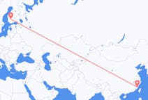 Flyrejser fra Fuzhou til Tampere