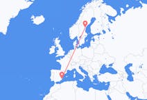 Flights from Alicante, Spain to Sundsvall, Sweden