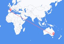 Flights from Merimbula, Australia to Valencia, Spain