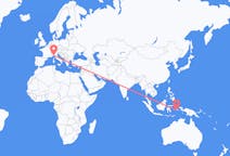 Flyrejser fra Ambon, Maluku, Indonesien til Genova, Italien