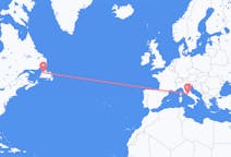 Flights from Deer Lake, Canada to Rome, Italy