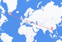Flyreiser fra Hanoi, Vietnam til Qaqortoq, Grønland