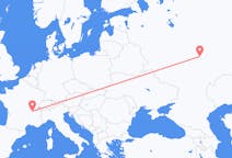 Flights from Saransk, Russia to Lyon, France
