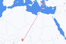 Flyreiser fra Abuja, Nigeria til Mykonos, Hellas