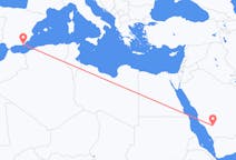 Flights from Bisha, Saudi Arabia to Almería, Spain