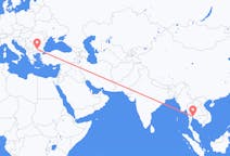 Flyreiser fra Bangkok, til Plovdiv