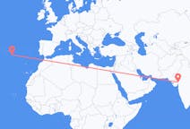 Flights from Ahmedabad, India to Santa Maria Island, Portugal